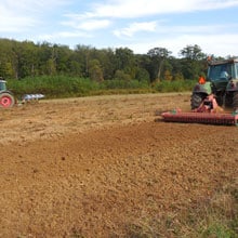 einkorn 9.30.25 plowing | Weatherbury Farm Grain Tracker